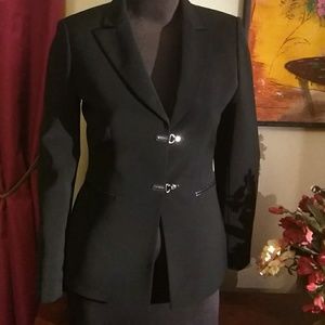 TAHARI Arthur S. Levine Women's Black Suit Jacket